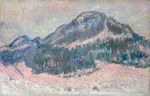 Клод Моне Гора Колсаас, розовое отражение 1895г.